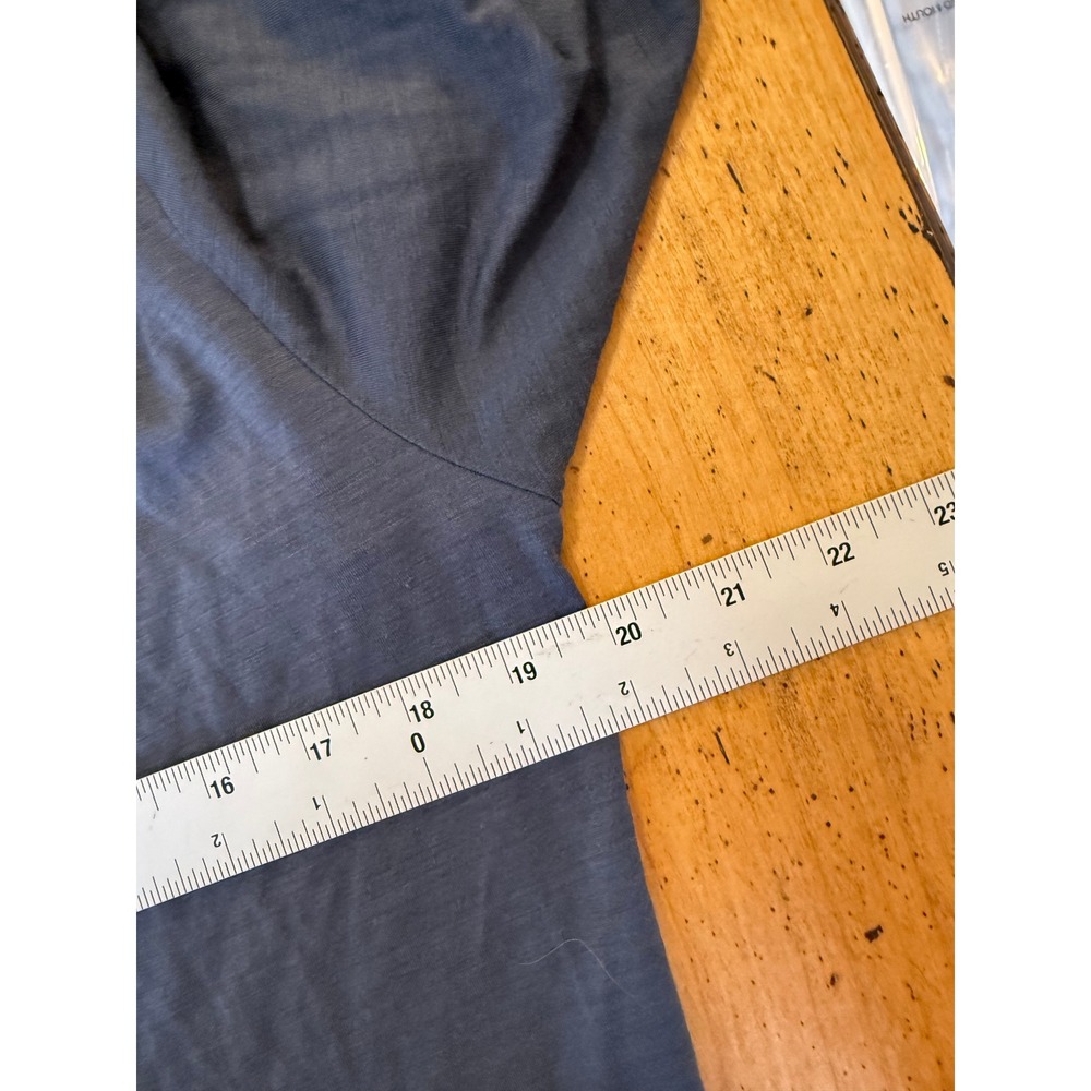 Orlebar Brown Sebastian Size M Blue Merino Wool Blend Quarter Zip Pullover Shirt - Picture 4 of 6